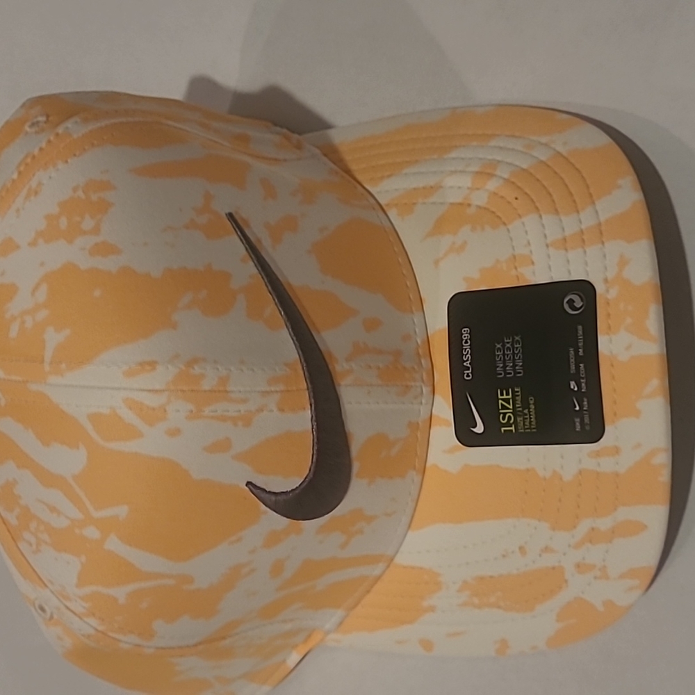Nike AeroBill Classic99 Printed Strapback Hat Cap Melon Tint CU9552-884*New*
